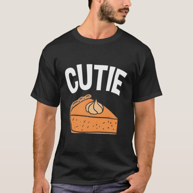 T-shirt Cutie Pie Citrouille Pie Thanksgiving Pour (Devant)
