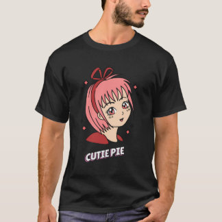 T-shirt Cutie Pie Cute Funny Anime Girl Designs Présents