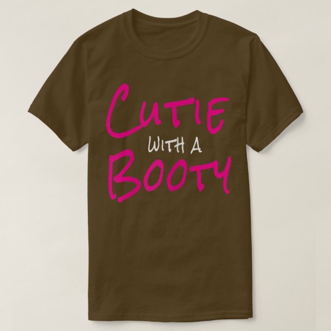T-shirt Cutie pour femmes avec une chemise de garçon (Design devant)