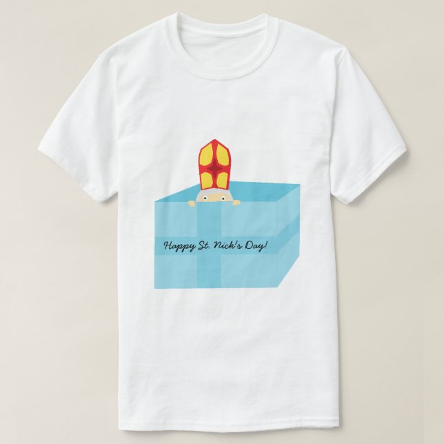 T-shirt Cutieful Kids Art St. Nicholas Sinterklaas Drôle (Design devant)