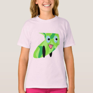 T-shirt Cutit Kids Art Design 2 jolie Chiot Vert