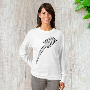 T-shirt Cutlerie Rustique Vintage Fork Retro