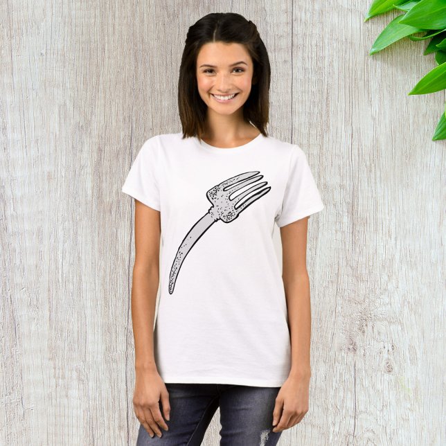 T-shirt Cutlerie Rustique Vintage Fork Retro (Créateur téléchargé)