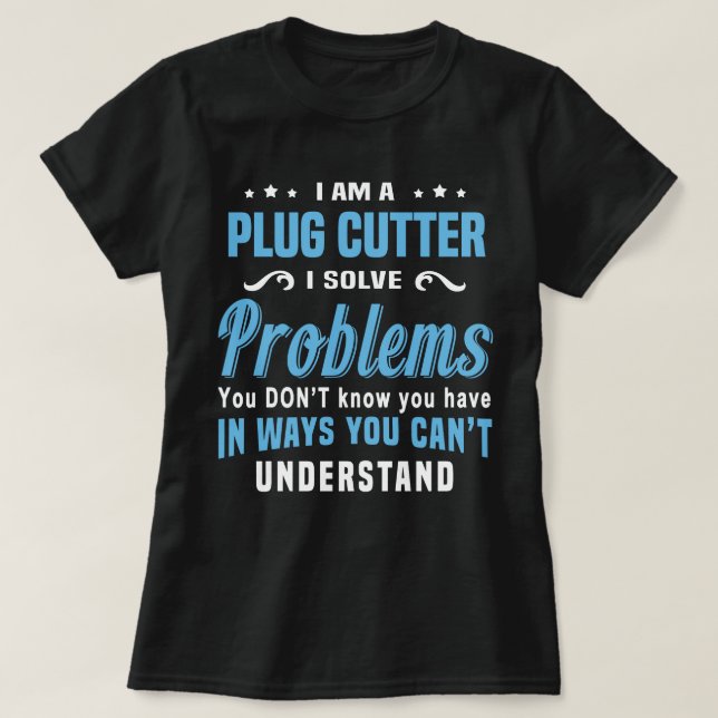 T-shirt Cutter de bouchon (Design devant)
