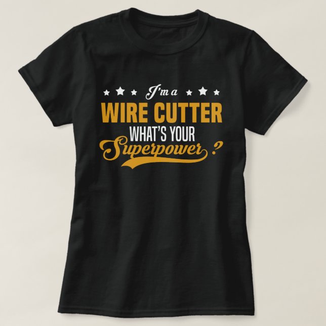 T-shirt Cutter fil (Design devant)