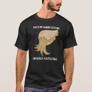 T-shirt Cuttlefish For Men Femmes Sea CreatAnimal 1