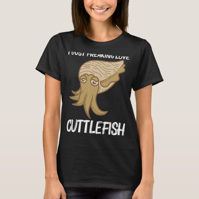 T-shirt Cuttlefish For Men Femmes Sea CreatAnimal 2 (Devant)