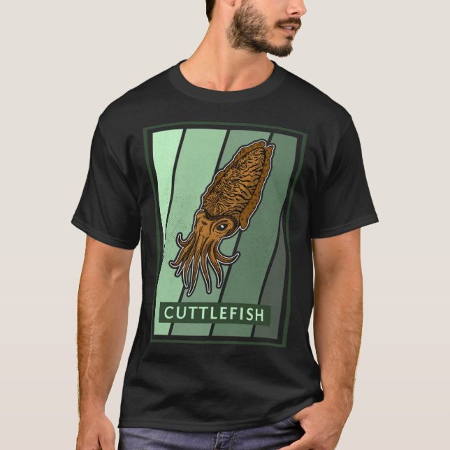 T-shirt Cuttlefish marine biologist underwater seabed biol (Devant)