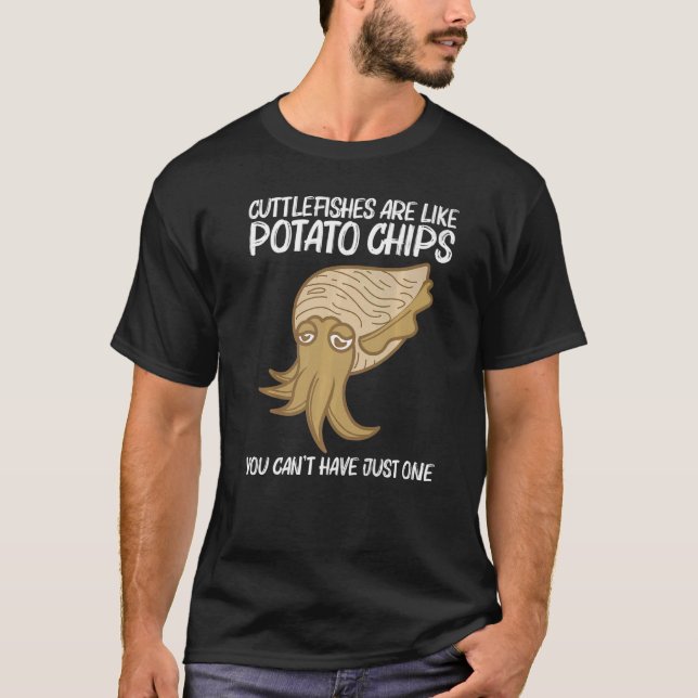 T-shirt Cuttlefish Pour Hommes Femmes Mer Créature Animal (Devant)