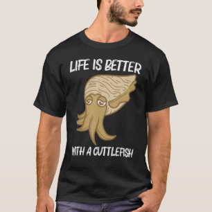 T-shirt Cuttlefish Pour Hommes Femmes Mer Créature Animal