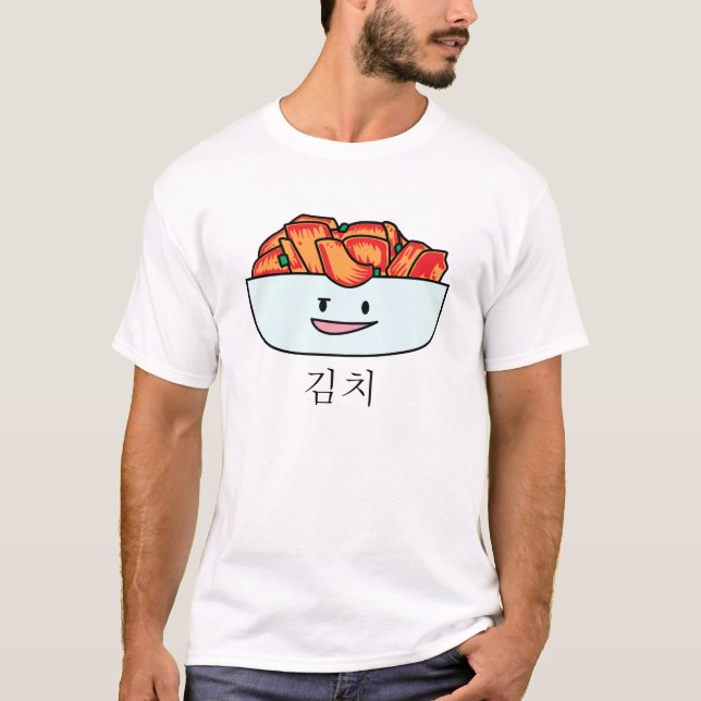 T-shirt Cuvette heureuse de Kimchi Kimchee - conceptions (Devant)