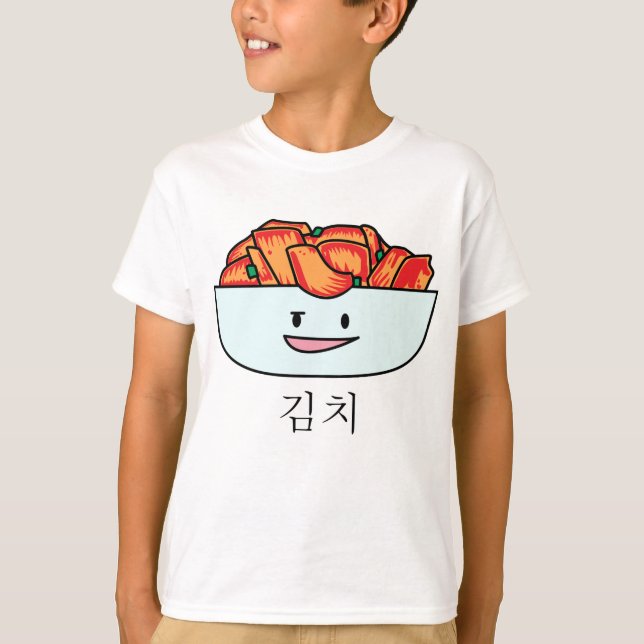 T-shirt Cuvette heureuse de Kimchi Kimchee - conceptions (Devant)