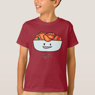 T-shirt Cuvette heureuse de Kimchi Kimchee - conceptions