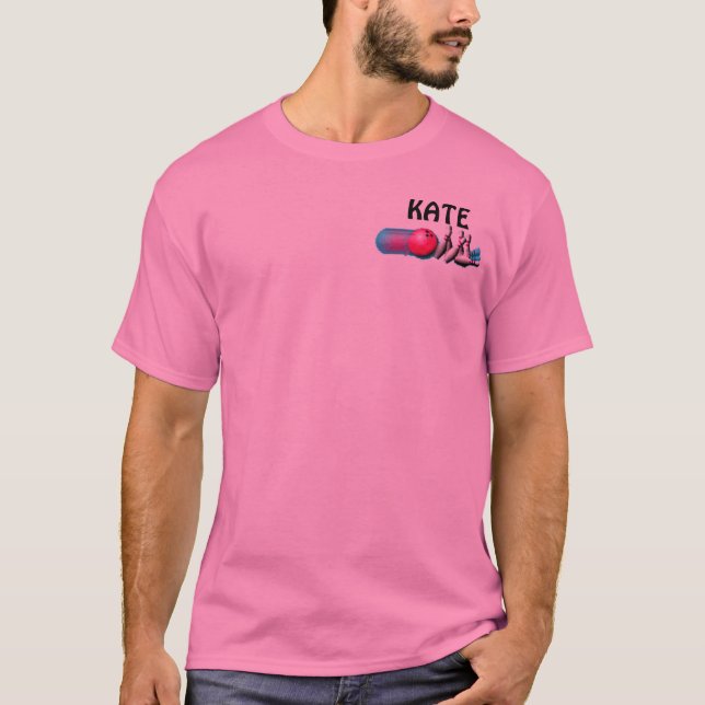 T-SHIRT CUVETTE SUR LE ROSE, WAGNER (Devant)