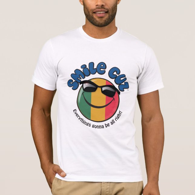 T-shirt "Cuz Everythings de sourire allant être tout droit (Devant)