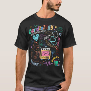 T-shirt Cvicu Cardiac Infirmière Retro Anatomie Cardiologi