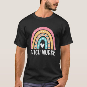 T-shirt CVICU Nurse Cute Rainbow