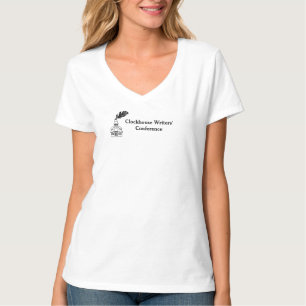T-shirt CWC pour femmes à col en V