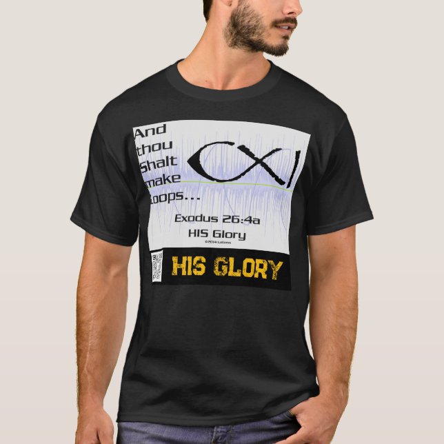 T-shirt CXI : HIS Glory / Living For Jesus (Devant)