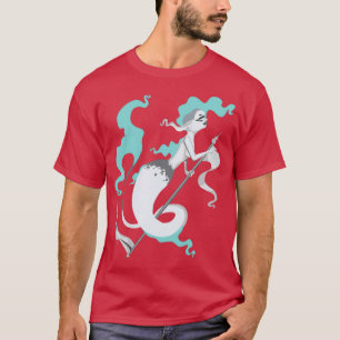 T-shirt Cyan Mermaid