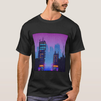 T-shirt Cyber Cityscape