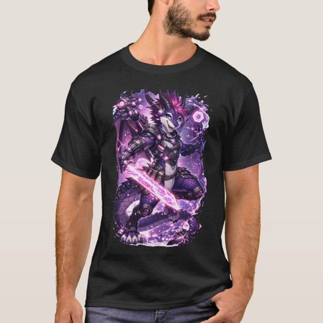 T-shirt Cyber Dragon (Devant)