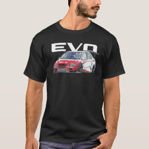 T-SHIRT CYBER EVOS 9 WORLD TIMES ATTAQUE SUN AUTO TOMEI WT