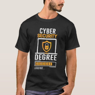 T-shirt Cyber Hackers Cybersécurité Degré Chargement Il St