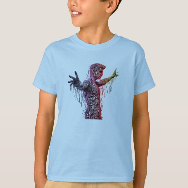 T-shirt Cyber-humain (Devant)