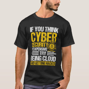 T-shirt Cyber-pirate De Sécurité Et Cyber-Professionnel De