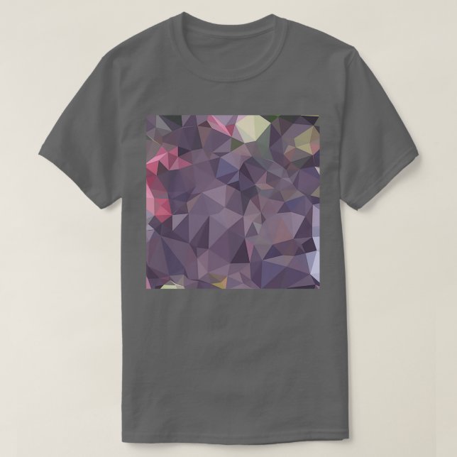 T-shirt Cyber-raisin violet Abstrait faible Arrière - plan (Design devant)