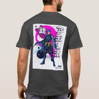 Cyber Samouraï Honneur & Données Guerrier Futurist