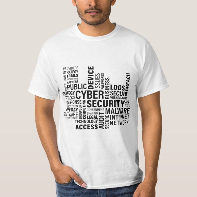 T-shirt Cyber sécurité (Devant)