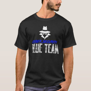 T-shirt Cyber Sécurité Blue Team Sécurité et Protection Pr