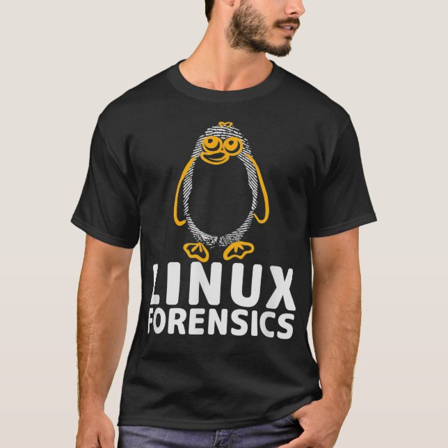 T-shirt Cyber sécurité Linu Forensics (Devant)