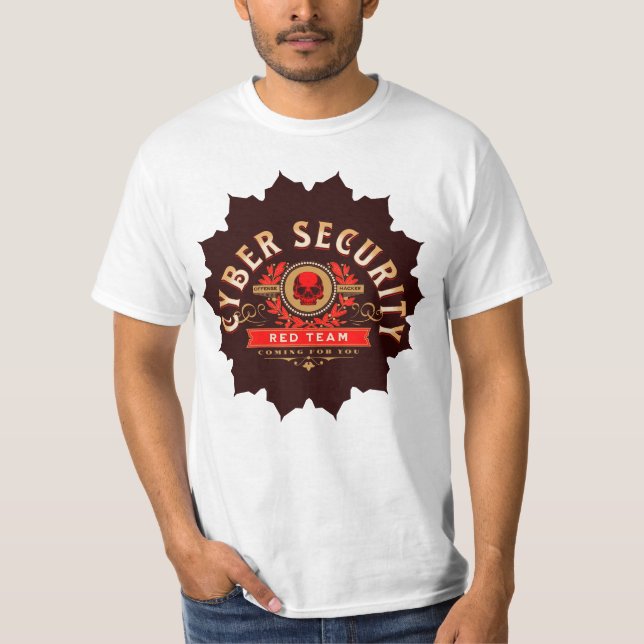 T-shirt Cyber Sécurité Red Team Sentinel (Devant)
