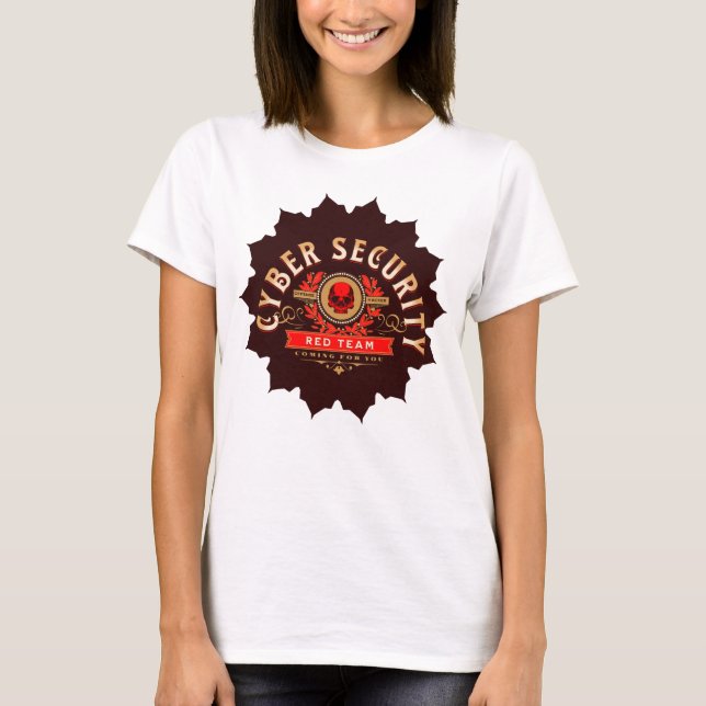 T-shirt Cyber Sécurité Red Team Sentinel (Devant)
