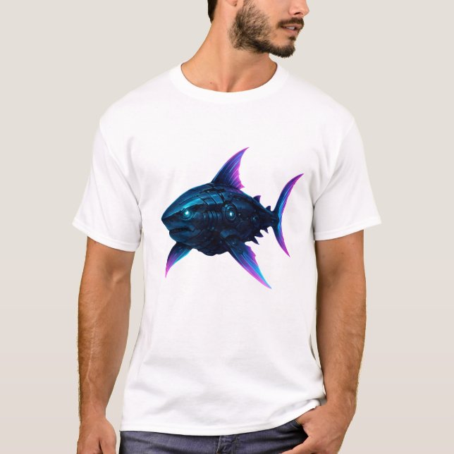 T-shirt Cyber Shark (Devant)