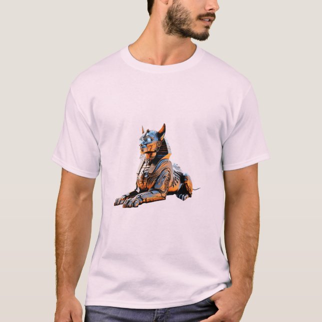 T-shirt Cyber Sphinx Guardian (Devant)