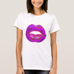 T-shirt Cyber Venus Lips - My Lips R 4 U. Multiplié.