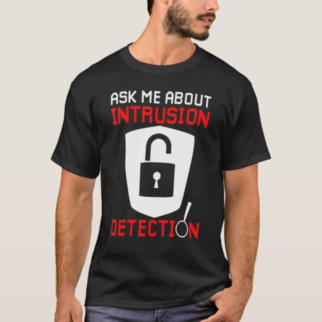 T-shirt Cyber Warrior Intrusion Detection & Ethical Hacker (Devant)