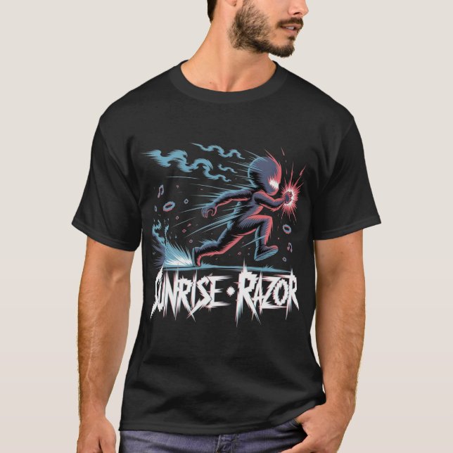 T-shirt Cyber Wave Future Neon Rétro-futurisme Japonais (Devant)