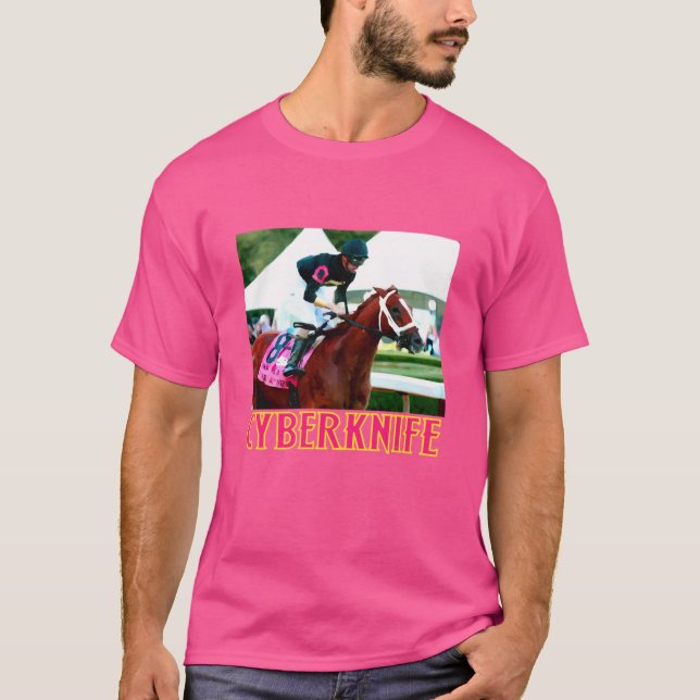 T-shirt Cybercouteau Horseracing surdimensionné (Devant)