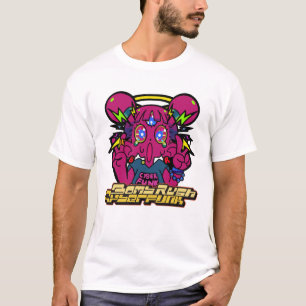 T-shirt Cyberfunk de poussée de bombe