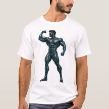 Cybernetic Bodybuilder - Muscle Néon Futuriste Fi