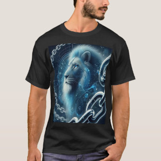 T-shirt Cybernetic Lion in Chains