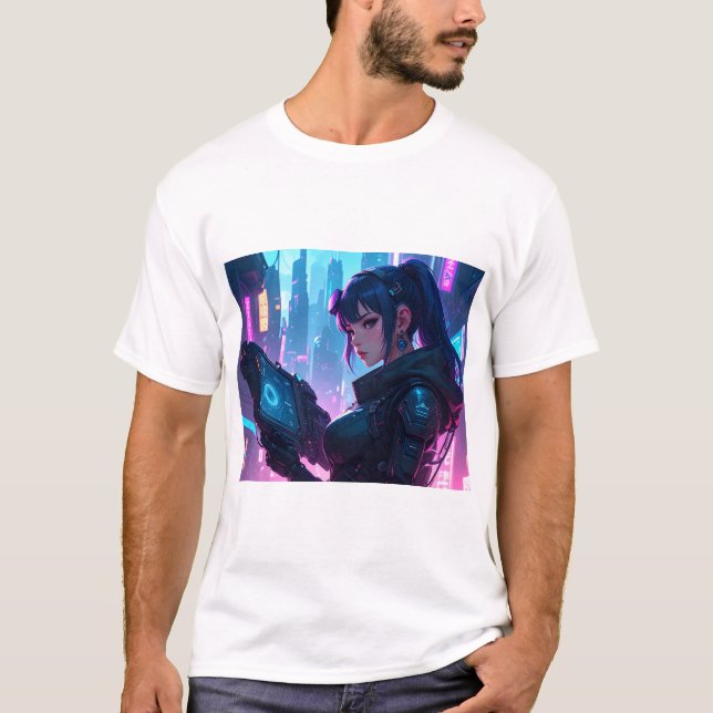 T-shirt cyberpunk (Devant)