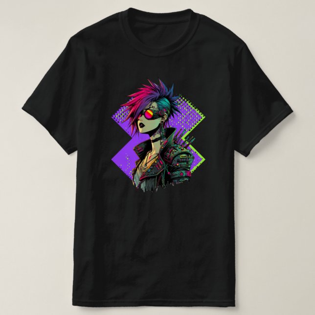 T-shirt Cyberpunk (Design devant)