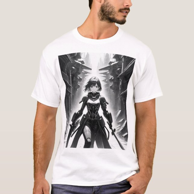 T-shirt cyberpunk (Devant)