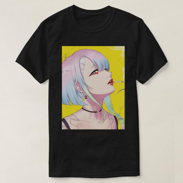 T-shirt Cyberpunk Edgerunners Lucy (Design devant)